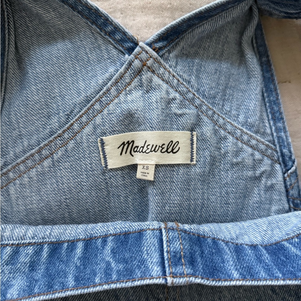 Madewell Denim Utility Overalls Sz XS